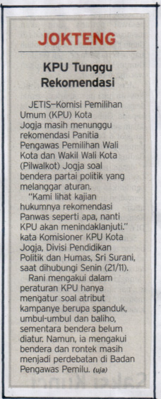 Kliping jogja terbaru